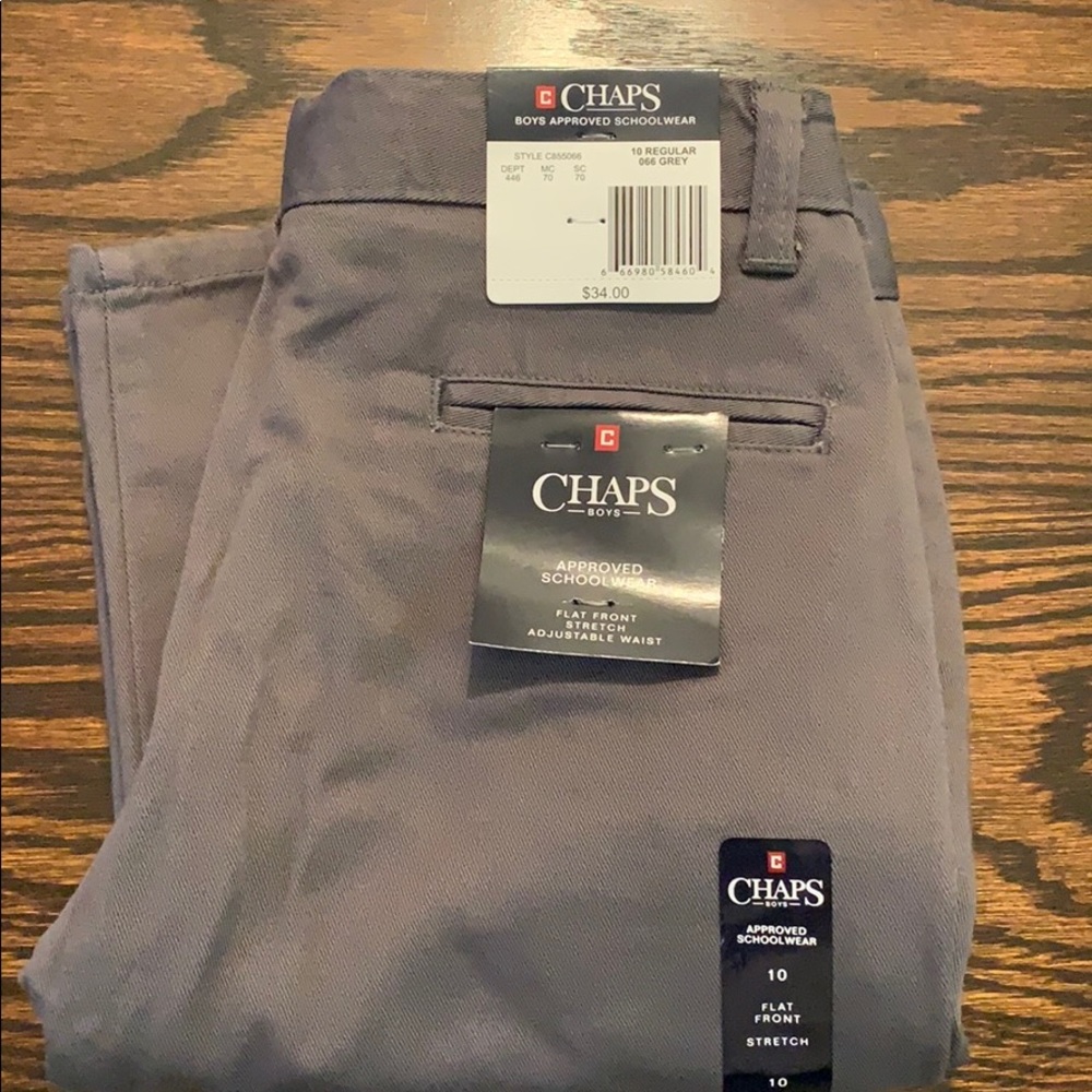 Boys grey dress pants